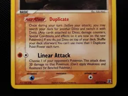 (LP) Ditto Geodude 62/113 2005 EX Delta Species Pokemon Card Yuka Morii - Image 4