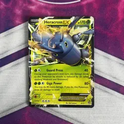 Pokemon TCG Heracross EX Holo Card Furious Fists 4/111 - Image 1