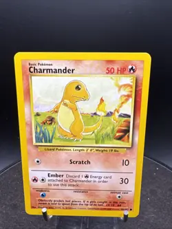 Charmander 46/102 4th Print 1999-2000 Pokemon Card Base Set Common WOTC NM - Image 2