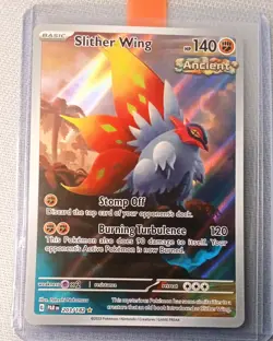 Pokemon TCG Slither Wing Illustration Rare Holo Card 203/182 Sv04: Paradox Rift - Image 2