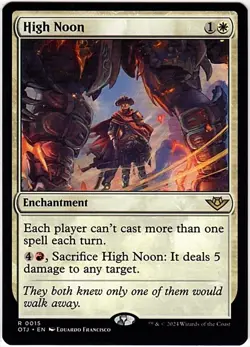 MTG Outlaws of Thunder Junction High Noon (Rare) - Image 1