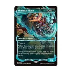 WOTC Tarkir: Dragonstorm Skirmish Rhino (Showcase) (MR) (Foil) NM - Image 1