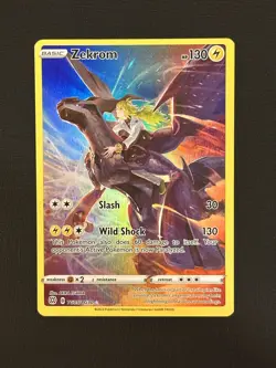 Zekrom TG05/TG30 Pokemon Brilliant Stars Sword & Shield Holo Rare Card NM - Image 1