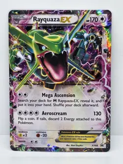 Rayquaza EX XY66 Promo Pokemon Card - Image 1