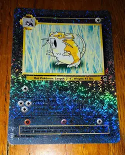 Pokemon Raticate Reverse Holo Foil 61/110 Legendary Collection Trading Card - Image 2