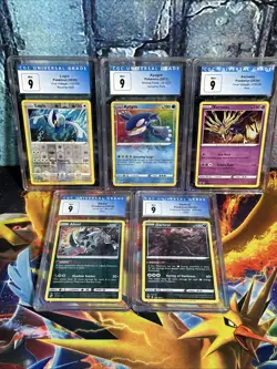 Pokemon CGC 9 Graded Lot of 5 Slabs Cards Sword And Shield Holos - Image 1