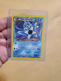 LP/NM Dark Omastar 19/105 Team Rocket -Vintage Pokemon Card – Clean NM/LP Copy - Image 5