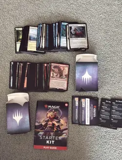 Magic The Gathering Arena Starter Kit 2022 MTG 120 Cards 2 Decks Play Guide - Image 1