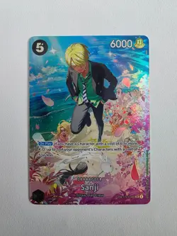 One Piece Card Game Charlotte Sanji ST14-003 SP Super Rare - Image 1