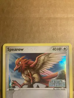 Spearow Pokemon Card Crystal Guardians 61/100 Holo LP - Image 3