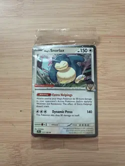 Pokemon Hop's Snorlax GameStop Promo Card 117/159 Journey Together SEALED - Image 1