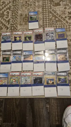 Pokemon TCG Graded Card Lot PSA and CGC Eevee 10 Vintage and New - Image 2