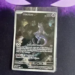 MEWTWO SVP 052 Scarlet Violet 151 Promo Illustration Rare Pokemon Card SEALED - Image 1
