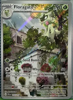 Pokemon TCG Floragato Scarlet & Violet Paldea Evolved Holo Card 197/193 Full Art - Image 1