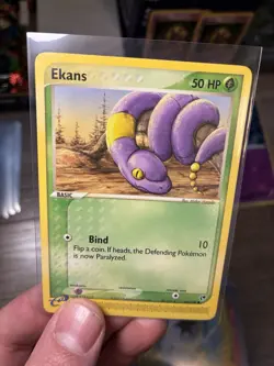 Ekans 64/100 Pokemon Sandstorm 2003 Single Card TCG Vintage - Image 3