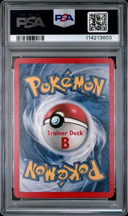 Pokemon PSA 9 MINT Squirtle Trainer B Deck 1999 Base Set Card 63/102 - Image 2
