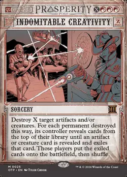 Indomitable Creativity - 25 - Breaking News- Near Mint - MTG - Image 1