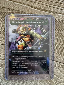 Michelangelo, Weirdness to 11 (Borderless) Teenage Mutant Ninja Turtles Regular - Image 1