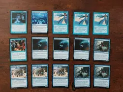 Lotto 15 Carte Magic MTG Varie Edizioni Near Mint / Lightly Played Blu macina - Image 1