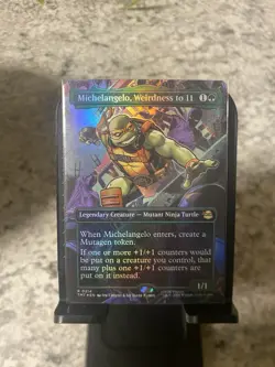 Teenage Mutant Ninja Turtles Foil: Michelangelo, Weirdness to 11 Borderless - Image 1