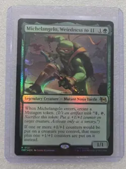 MTG Michelangelo, Weirdness to 11 - Foil, NM-Mint, English Teenage Mutant Ninja - Image 1