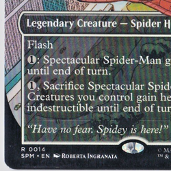 MTG Universes Beyond: Spider-man Spectacular Spider-Man Borderless 0014 NM Rare - Image 2