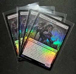 x4 Twisted Sewer-Witch - Foil - Magic MTG 2023 Wilds of Eldraine - NM/M - Image 1