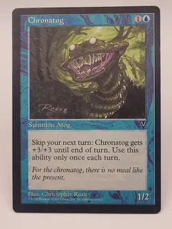 MTG Chronatog 1996 illus. by Christopher Rush - lightly played - Image 1