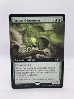 Magic The Gathering - Canopy Gargantuan (Extended Art) - Tarkir: Dragonstorm - Image 1