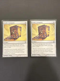 2x Geth's Grimoire Darksteel Mtg Magic UP NM - Image 1