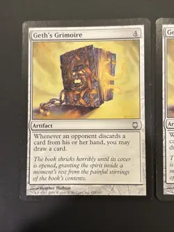 2x Geth's Grimoire Darksteel Mtg Magic UP NM - Image 2