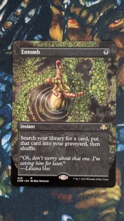 MTG Entomb Borderless Dominaria Remastered 426 Regular NM/M 💀DeathCoronaNerd💀 - Image 2