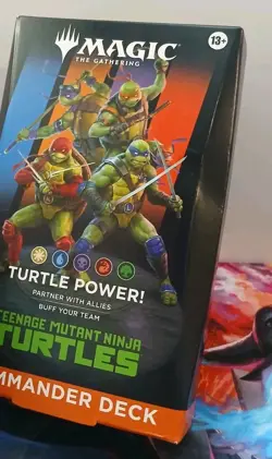 Magic The Gathering- Teenage Mutant Ninja Turtles COMMANDER DECK Sealed in Box - Image 5