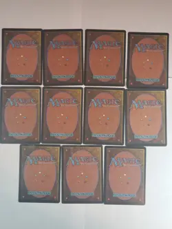 MTG lot of 11 black revised, dark ritual, black knight - Image 2