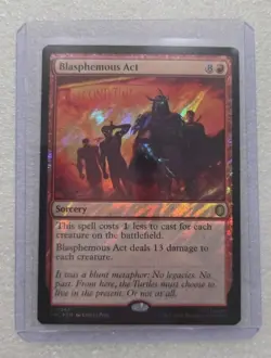 Foil Blasphemous Act (Surge Foil) R Commander Teenage Mutant Ninja Turtles 47 NM - Image 1