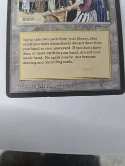 Magic the Gathering Bazaar of Baghdad Arabian Nights Heavily Played - Image 2