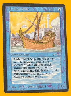 MTG MERCHANT SHIP Arabian Nights (OldManMTG 005-040) - Image 1