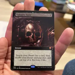 Magic The Gathering Commander Legends NM Extended Art Vampiric Tutor - Image 1