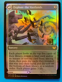 MTG 1x FOIL Wandering Archaic 6 Strixhaven School of Mages Magic Gathering x1 NM - Image 2