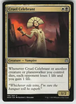 Cruel Celebrant U War of the Spark 188 MTG - Image 1