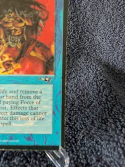 MTG Force of Will - Alliances - HP / Heavily Played - Authentic 1996 - Image 4