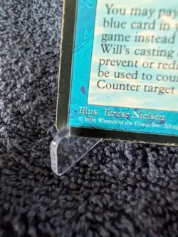 MTG Force of Will - Alliances - HP / Heavily Played - Authentic 1996 - Image 5