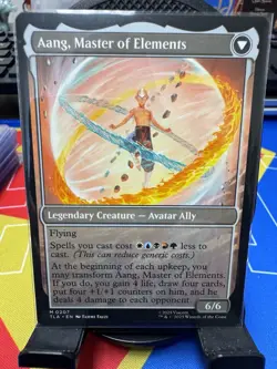 MTG Avatar Aang // Aang, Master of Elements - Avatar: The Last Airbender #207 - Image 2