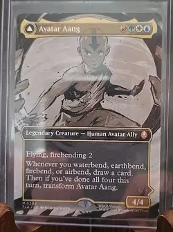 Avatar Aang (Borderless) Avatar: The Last Airbender MTG Regular Near Mint - Image 1
