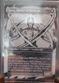 Avatar Aang (Borderless) Avatar: The Last Airbender MTG Regular Near Mint - Image 2