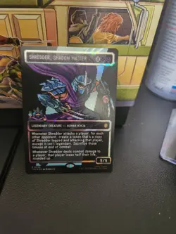 Shredder, Shadow Master (Borderless) (Surge Foil) Commander: TMNT - Image 1