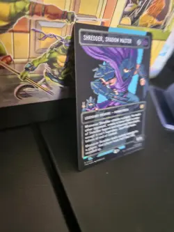 Shredder, Shadow Master (Borderless) (Surge Foil) Commander: TMNT - Image 3