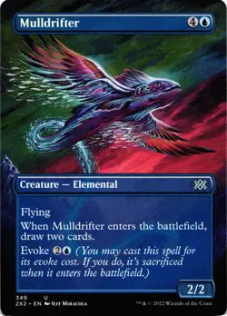 Magic the Gathering Showcase Mulldrifter Regular Uncommon 2x2 2022 - Image 1