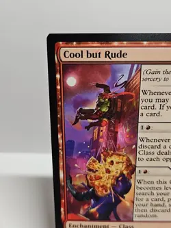 Cool But Rude 0089 R Non-Foil TMNT - MTG Magic The Gathering ERROR Square Corner - Image 3
