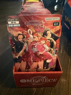 ONE PIECE Heroines EB-03 Sleeved Booster pack English 50x available! $17 each! - Image 5
